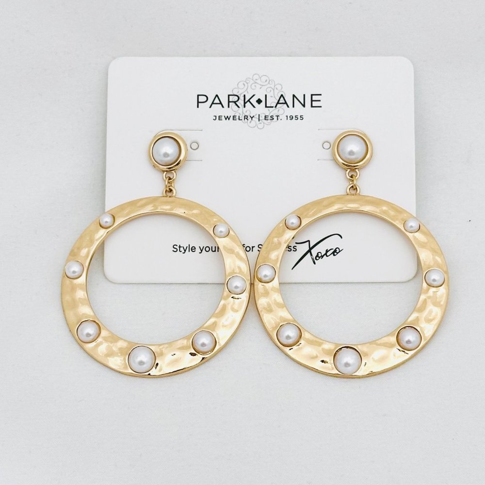 Park Lane Gold Tone Angel Earrings - NWT